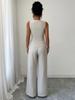 Spring/Summer 2026 Women's Color Block Sleeveless Suit Set - European & American Urban Spicy Style