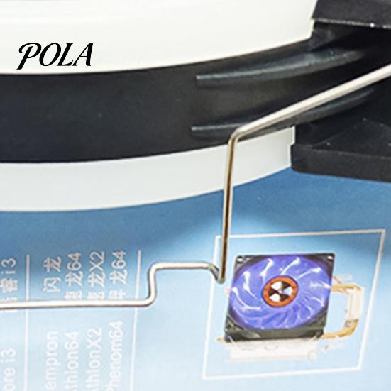 Cooling Fan Connection Buckle 1 Pair Fastener Easy Installation High Strength Lightweight Wire CPU Hard Clips for Desktop