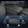 Car Leather Center Console Armrest Box Cover Protector Cushion Lid Waterproof For Kia Sorento MQ4 - Interior Accessories
