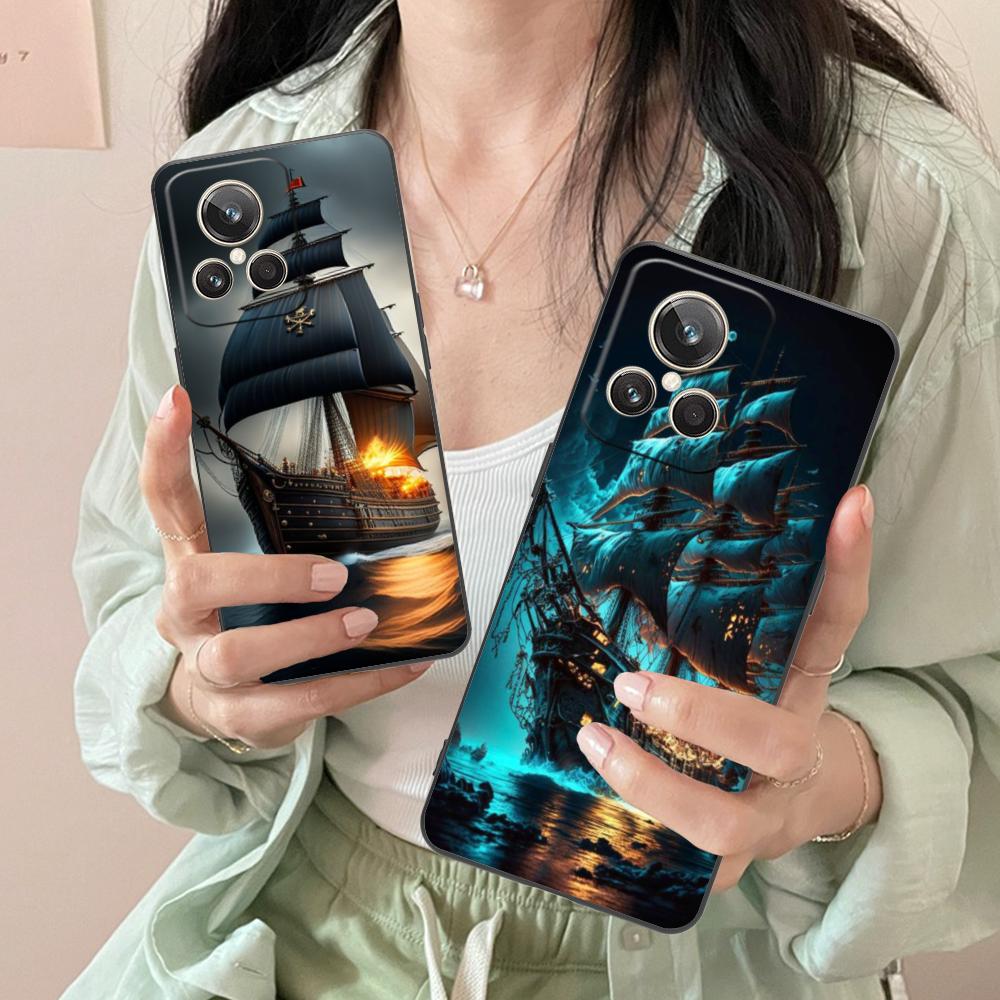 Pirate Corsair Mobile Phone Case for Realme GT 8 Neo Pro C75 73 71 C67 65 C55 53 C35 31 C20 15 Colorful Printing Cover Pretty