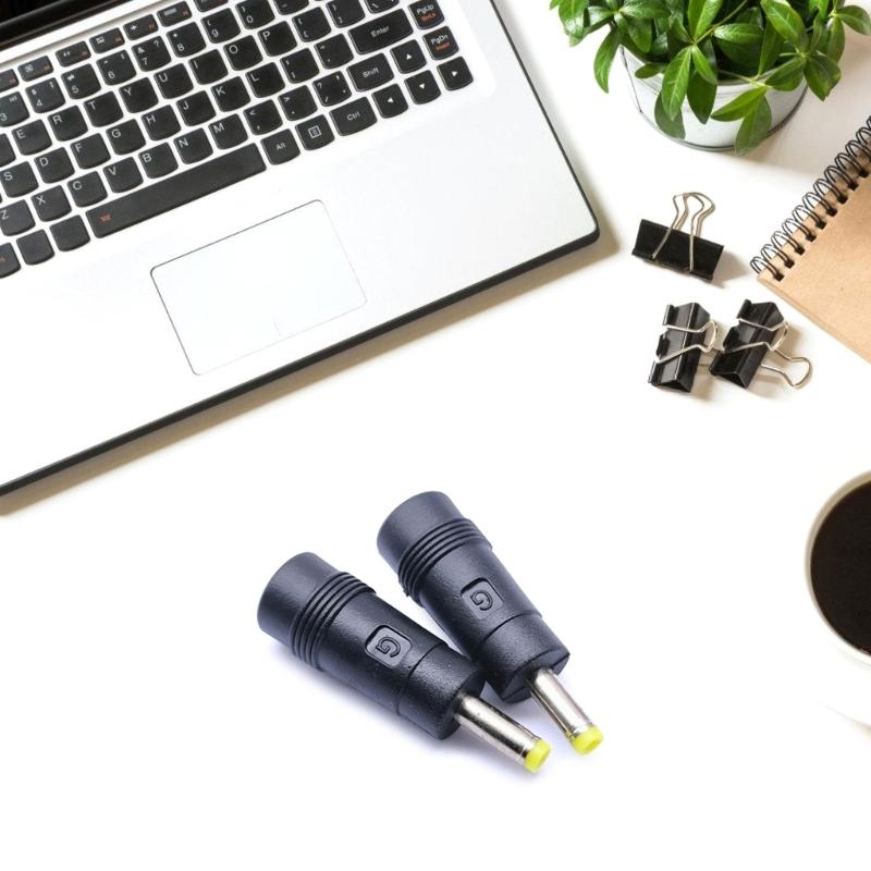 DC5.5x2.1mm to DC4.0x1.7mm Power Adapter Female to Male Charging Converter Connector for Laptops Power Supply