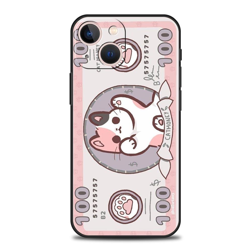 Cartoon Art Phone Case Cover for iPhone 17 16 15 14 13 12 11 Pro Max 17 Air Plus Shockproof Soft TPU Shell Fundas Capa Coque Bag