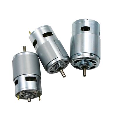 895/795/755 Großer Drehmomentmotor 12V 6000 U/min 24V 12000 U/min Doppelkugellager