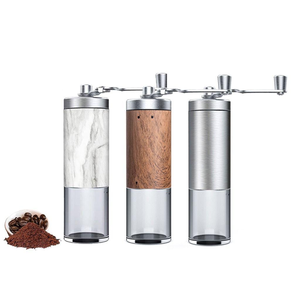 

Портативная ручная кофемолка из нержавеющей стали, ручная кофемолка, ручная кофемолка для кемпинга