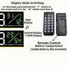 Large Digital Wall Clock with Mood Light TEMP Date Week 2 Alarm Auto Dimming Count-up Countdown Table Clock 12/24H DST LED Clock