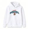 Kids Boys Girls Pullover Hoodie, Vintage Street Team Basketball 1995 Pattern Casual Long Sleeve Hooded Sweatshirt for Sports Daily Wear for Children