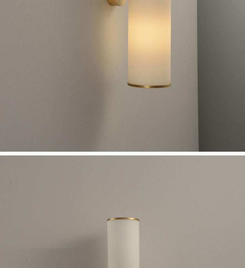 Nordic Luxury All-Copper Wall Lamp for Hotel, Clubhouse, Study, Showroom, and Bedroom.