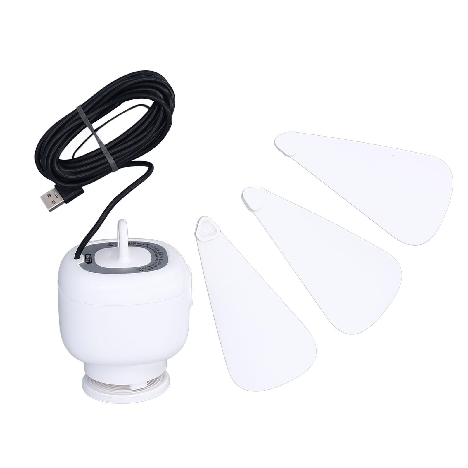 

Портативный подвесной потолочный вентилятор с 3 скоростями ветра, мини-USB, вентилятор для палатки с 3 съемными лопастями, бесшумный