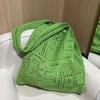 Retro Women’s Knitted Mesh Shoulder Bag - Spring/Summer Handbag