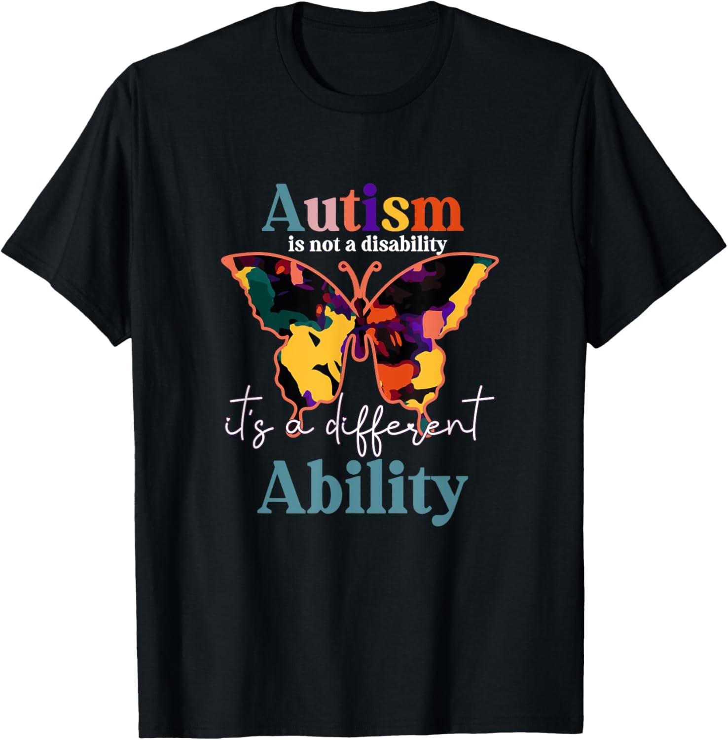 Autism Saying Autistic Quote Autism Awareness T-Shirt S разноцветный