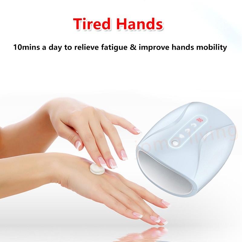 

Palm Finger Massage Hot Compress Physiotherapy Instrument Portable Electric Hand Massager Hand Acupoints Kneading Massager