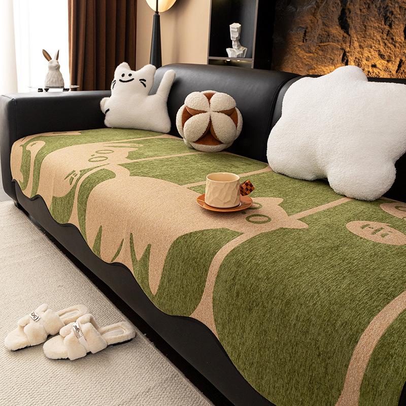 

2025 новый специальной формы диванная подушка фиксированная нескользящая всесезонная универсальная кожаная подушка для сиденья дивана премиум чехол для дивана 90*70cm