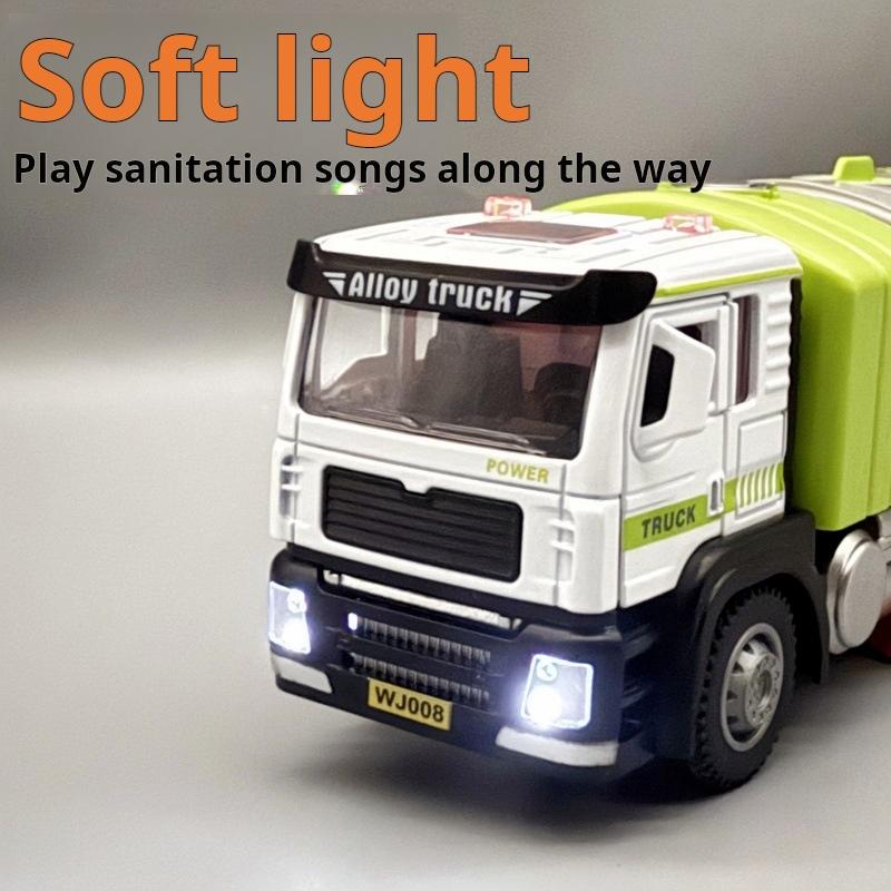 Legierung Sanitärkehrer Modell Simulation Staubsauger Junge Elektrisch Ton Und Licht Universelles Spielzeugauto