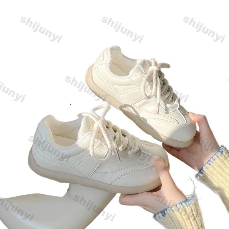 Fashion Women's Casual Shoes 2025 New Soft Sole Aesthetic Non Slip Flats Lightweight Comfortable Fashion Lace Up Luxury Vulcanized Shoes