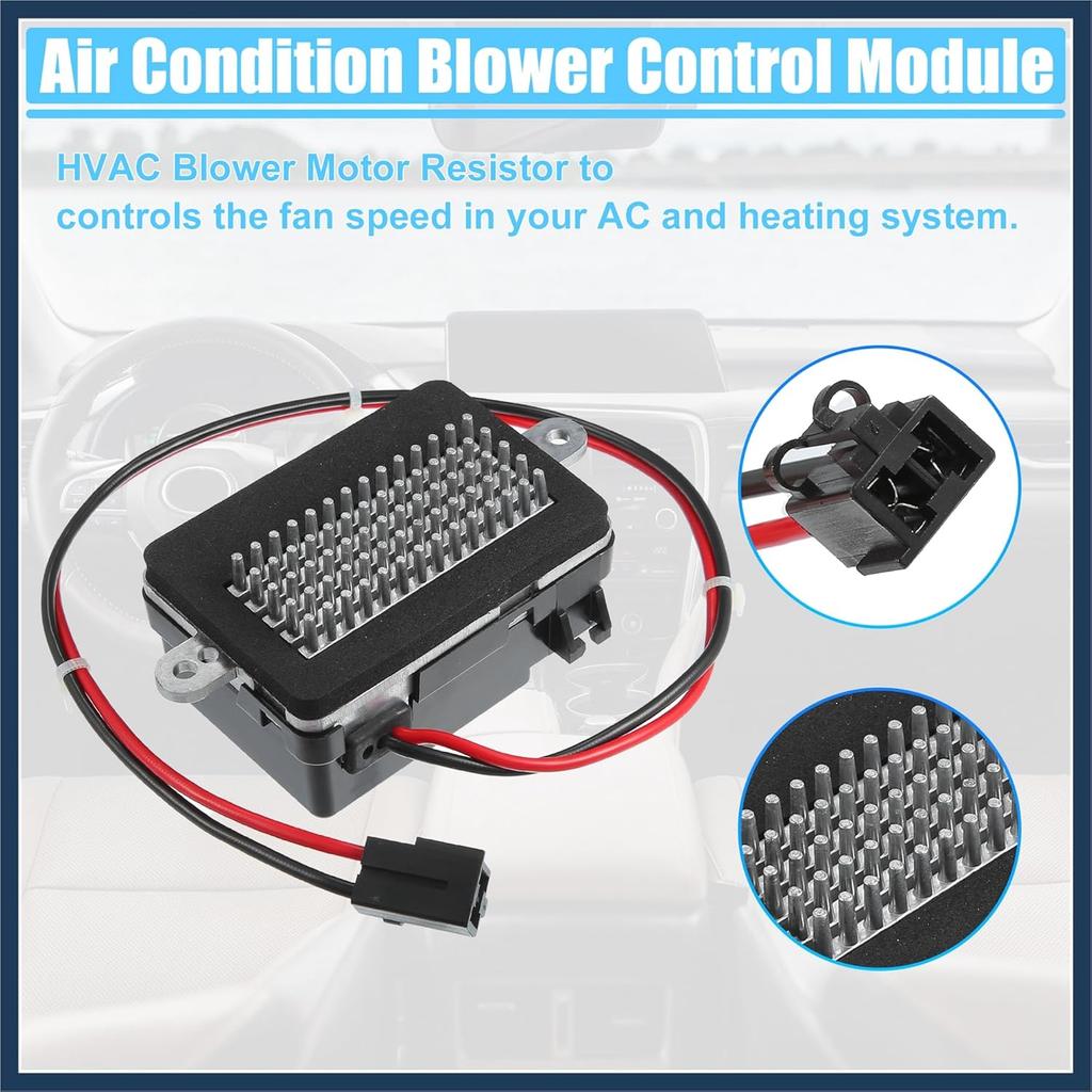 HVAC Blower Motor Resistor AC Blower Control Module Fit for Jeep Grand Cherokee 4.0L 4.7L 2001-2004 No.5012699AA - Pack of 1 Stylish Design