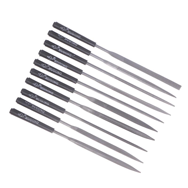 10Pcs/Set Metal Needle File Set Wood Rasp Metal Polishing Hand File Tools Steel Rasp Needl Filing