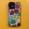 Cute Smiley Face Phone Case For Iphone 13 Pro Max 14 Plus 7 8 Se 2 Se3 Camera Protect Shockproof Cover For Iphone 11 12 Xr Xs X