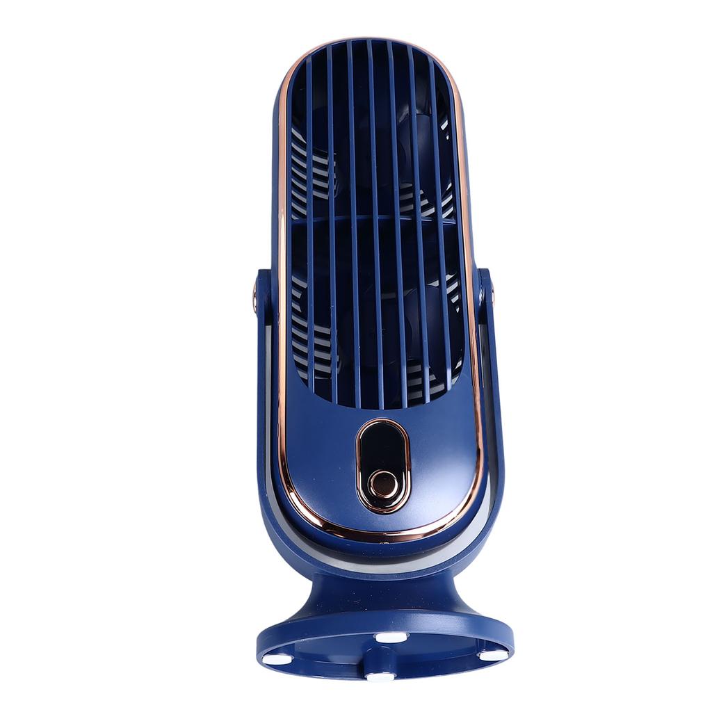 Desktop Fan 1800mah USB Brushless Motor Oscillating Quiet 5 Speeds Desk Tower Fan for Home Car