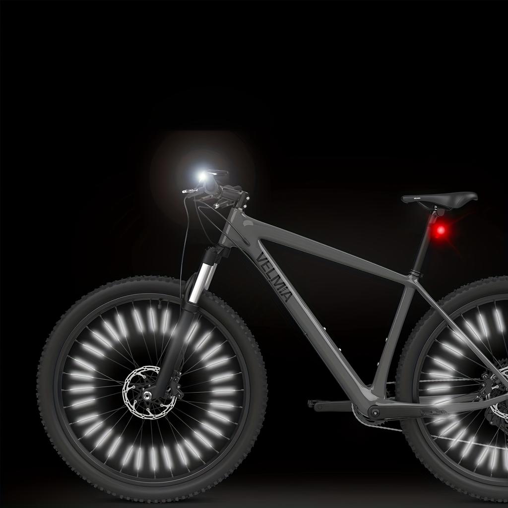 12 kusů odrazek na dráty jízdního kola, 360° viditelnost, snadná montáž, reflexní materiál, návleky na dráty jízdních kol, cyklistické bezpečnostní doplňky
