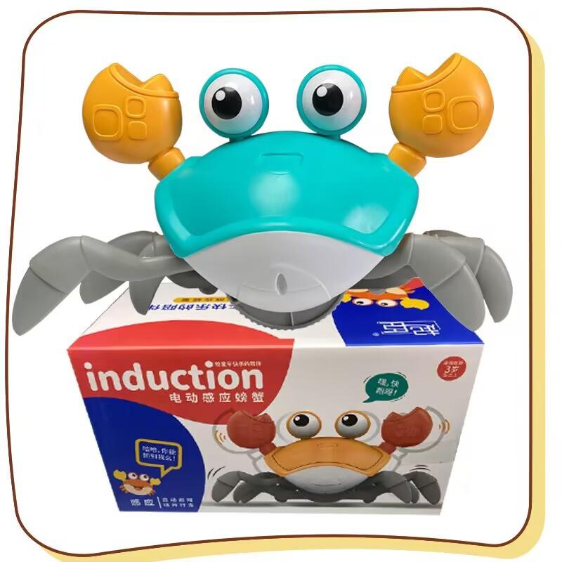 Electric Induction Crab Douyin Automatic Escape To Avoid Obstacles Induction Crab Light Music Electric Toy