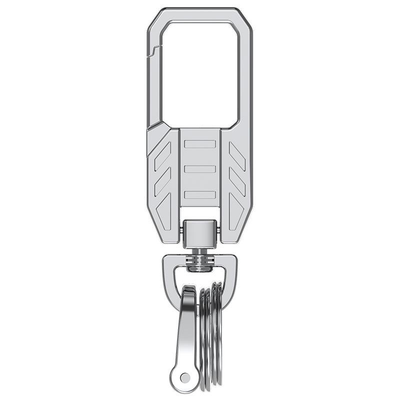 High-End Metal Car Keychain Pendant for Men - Luxury Gift Key Ring