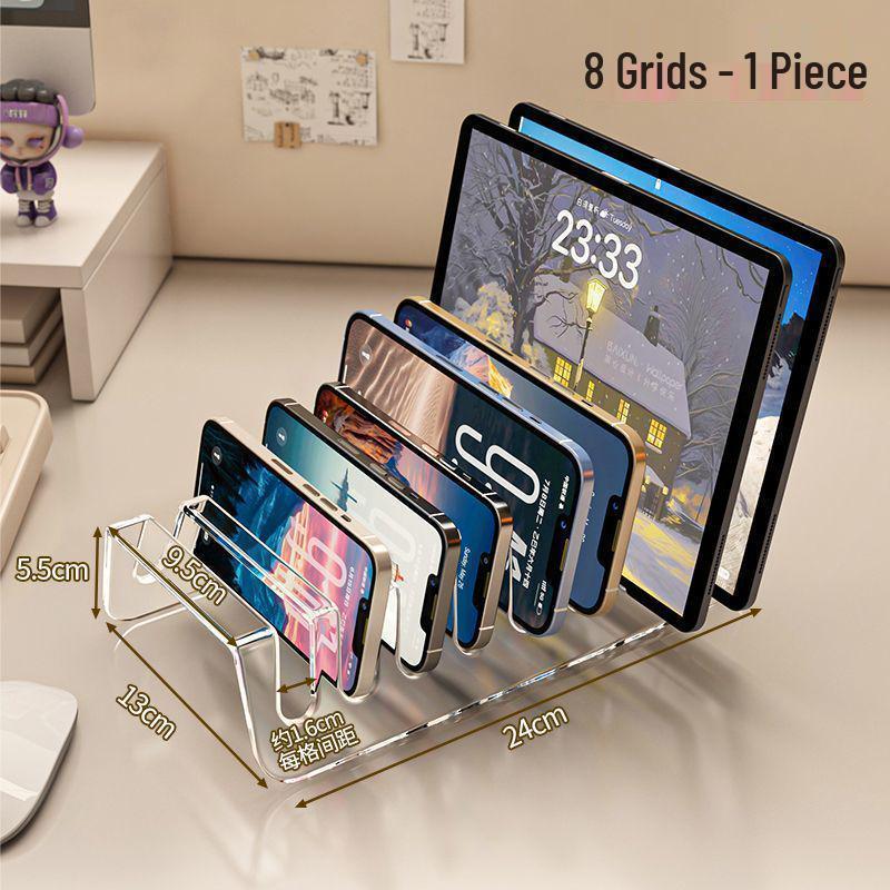 Transparent Acrylic Makeup Organizer for Eyeshadow and Powder Compacts