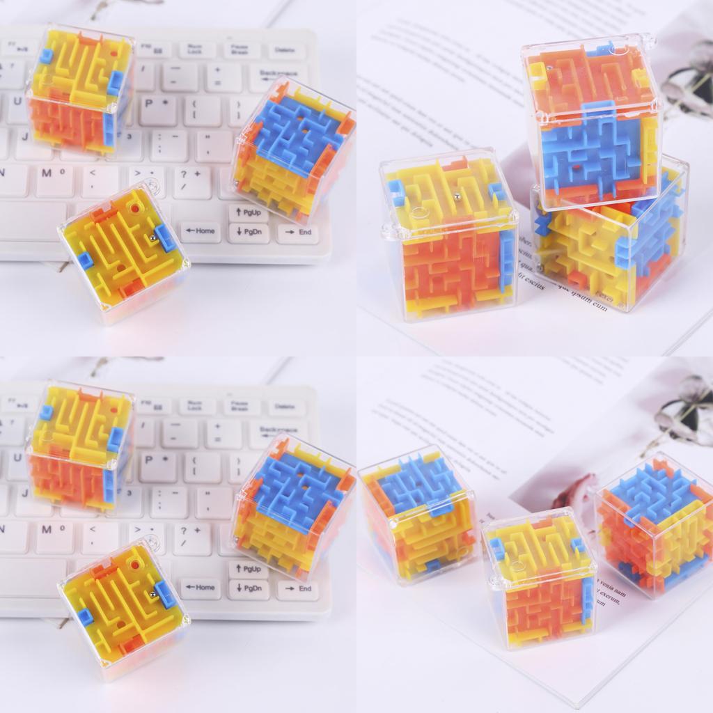 Childrens 3d Cube Maze Toy With Plastic Construction For Brain Development And Gift Use