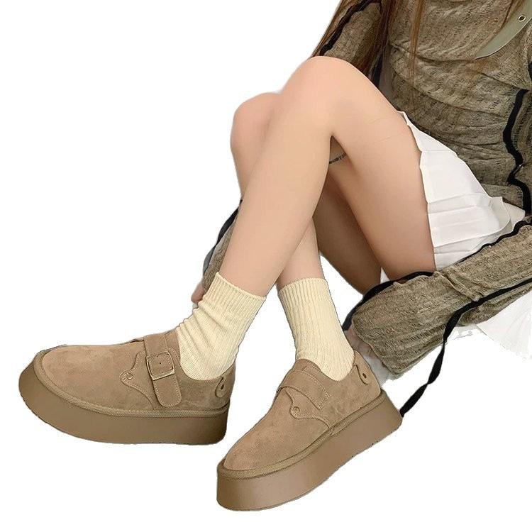 Autumn Platform Brown Birkenstocks, New Birkenstocks, Single Shoes Trend
