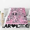 Custom Reggae Ainger Bichota Season Karol G Blankets Warm Flannel Throw Blanket for Bedding Travel Sofa