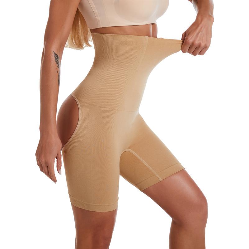 Damen Hohe Taille Formende Slips Bauchstraffend Po-Anhebend Nachgeburtlicher Gürtel Nahtlos Schlank Komfort Bauchflach Panties