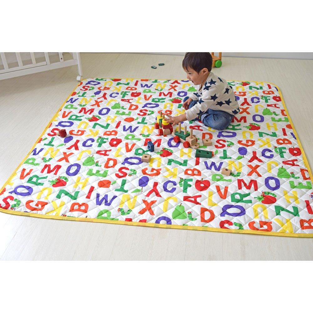 The Very Hungry Caterpillar Play Mat, 150x150cm, Rug, Baby Mat, Play Mat with Non-Slip Backing, by Eric Carle