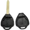 2 Tasten Ersatzschlüsselanhänger Abdeckung Hülle passend für Toyota Corolla Yaris Keyless Entry Fernbedienung Schlüsselanhänger Schale