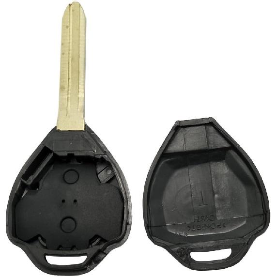 2 Buttons Replacement Key Fob Cover Case fit for Toyota Corolla Yaris Keyless Entry Remote Key Fob Shell