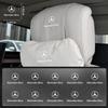 Naklejka z emblematem na zagłówki przednich foteli samochodowych Naklejki na boczne szyby samochodowe do Mercedes Benz AMG W204 W205 W212 W213 W177 W176 W117 X253 W247