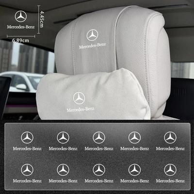 Adesivi Distintivo per Poggiatesta Sedile Anteriore Auto Adesivi Finestrino Laterale Auto per Mercedes Benz AMG W204 W205 W212 W213 W177 W176 W117 X253 W247
