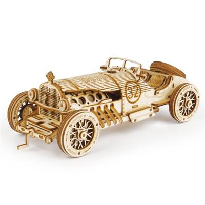 Robotime Grand Pix Coche Puzzle 3D de Madera Kit 1:16 escala