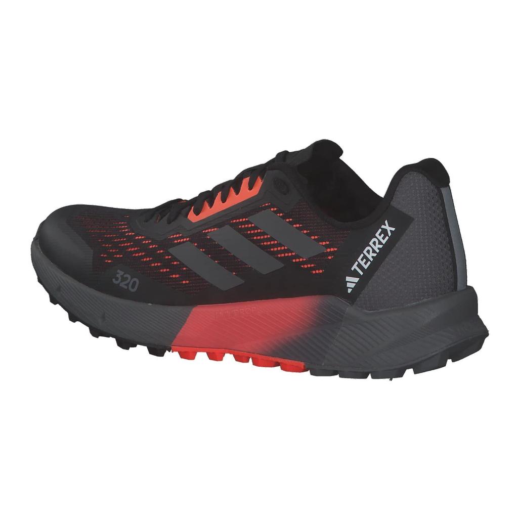 Adidas Terrex Agravic Flow Trail Running Core White Size cm 2.0 Shoes, LTM89/LSF78, Men's, Black/Grey Four/Footwear (HR1114), 24.5