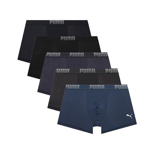 

[Puma] Comfort Soft Banding Men s Trunks 5-piece Set PMMYIEN09/00 [Shipped from Korea] 100% Authentic 110