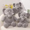Kawaii Elephant Plush Soft Stuffed Animal Cute Elephant Pillow Toy Gift For Toddler Kid Adult Decoration 40~65CM