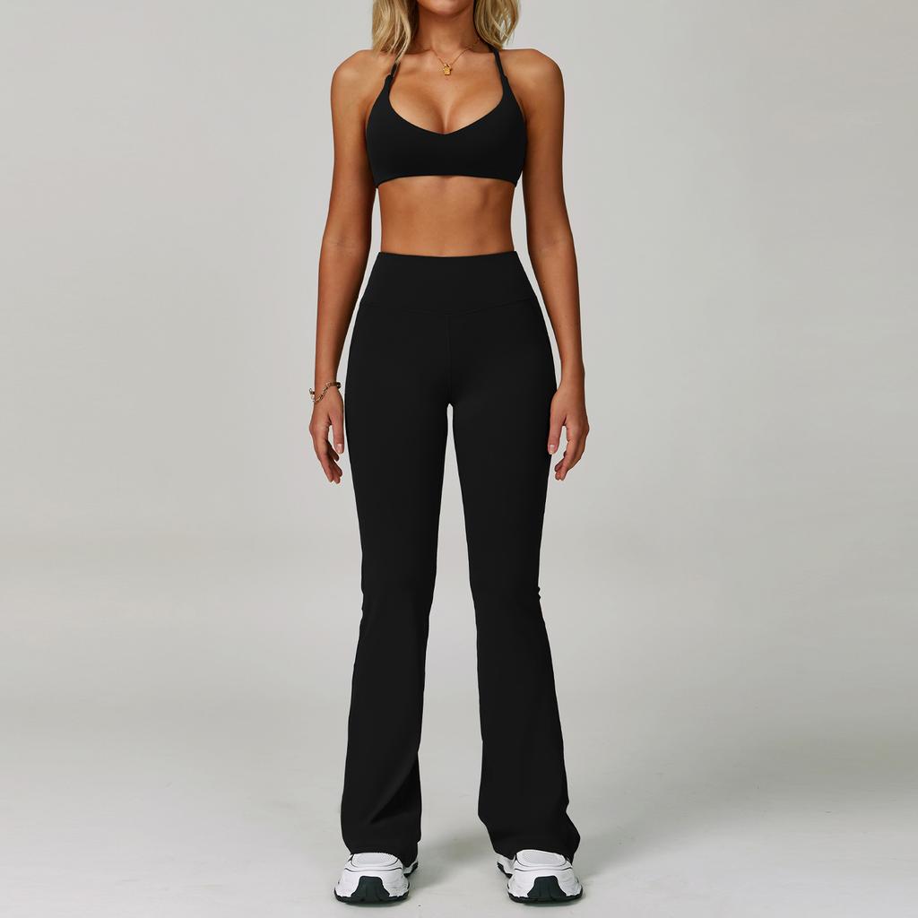 2 Piece Set Women's Tracksuit Fitness Clothes Yoga Sets Sportswear Workout Bra High Waist Leggings Set Gym Clothing Sports Suits