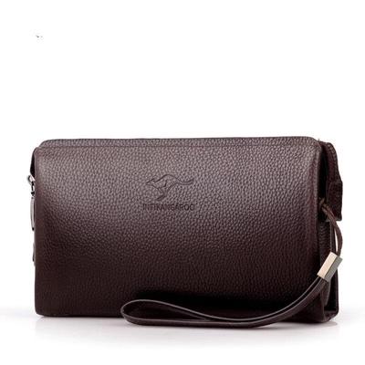 MDNG Herren Clutch Tasche aus Vollnarbenleder