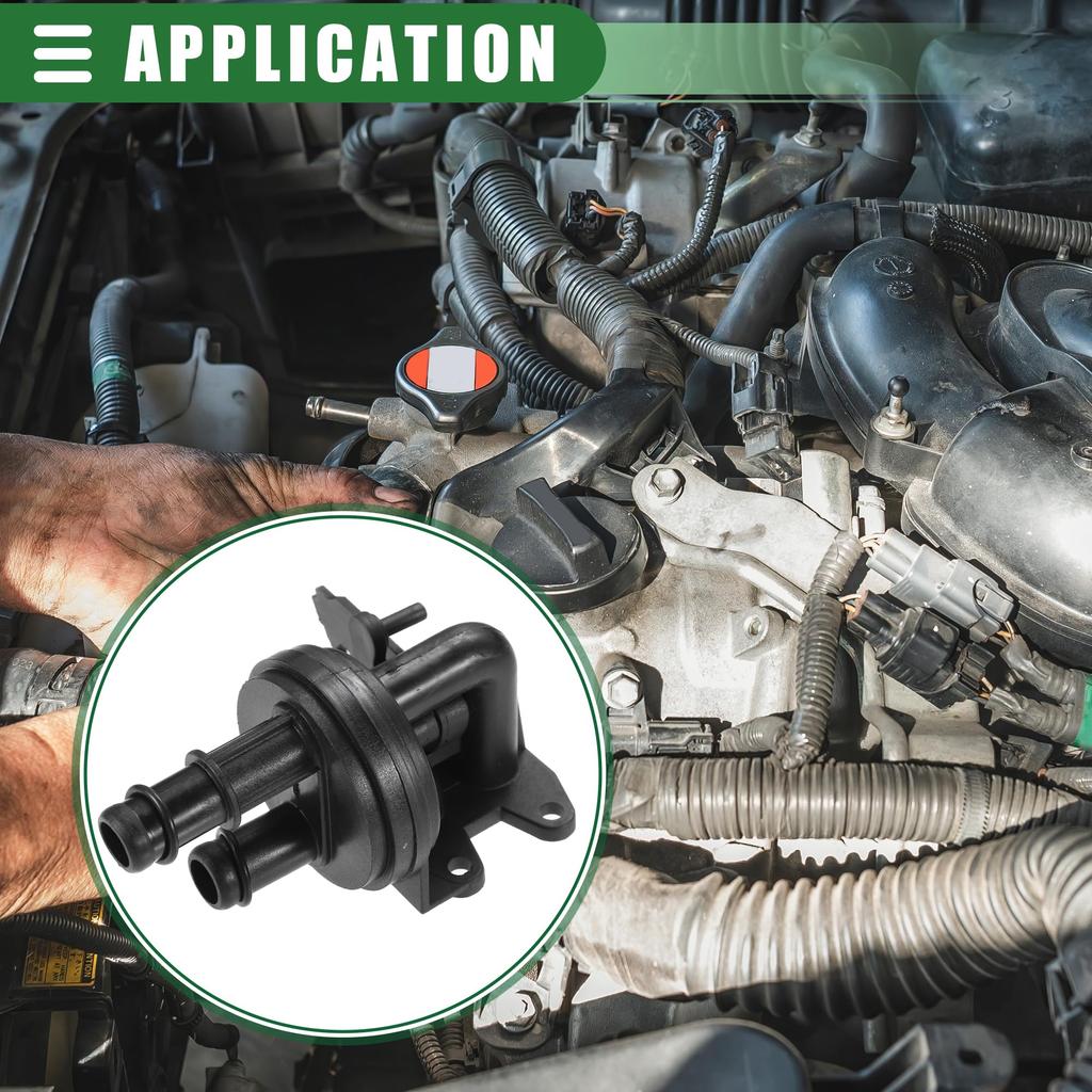 ACROPIX Car Coolant Control Heater Valve for Peugeot J5 1990-1994, Plastic, Black, Product Number 7661843