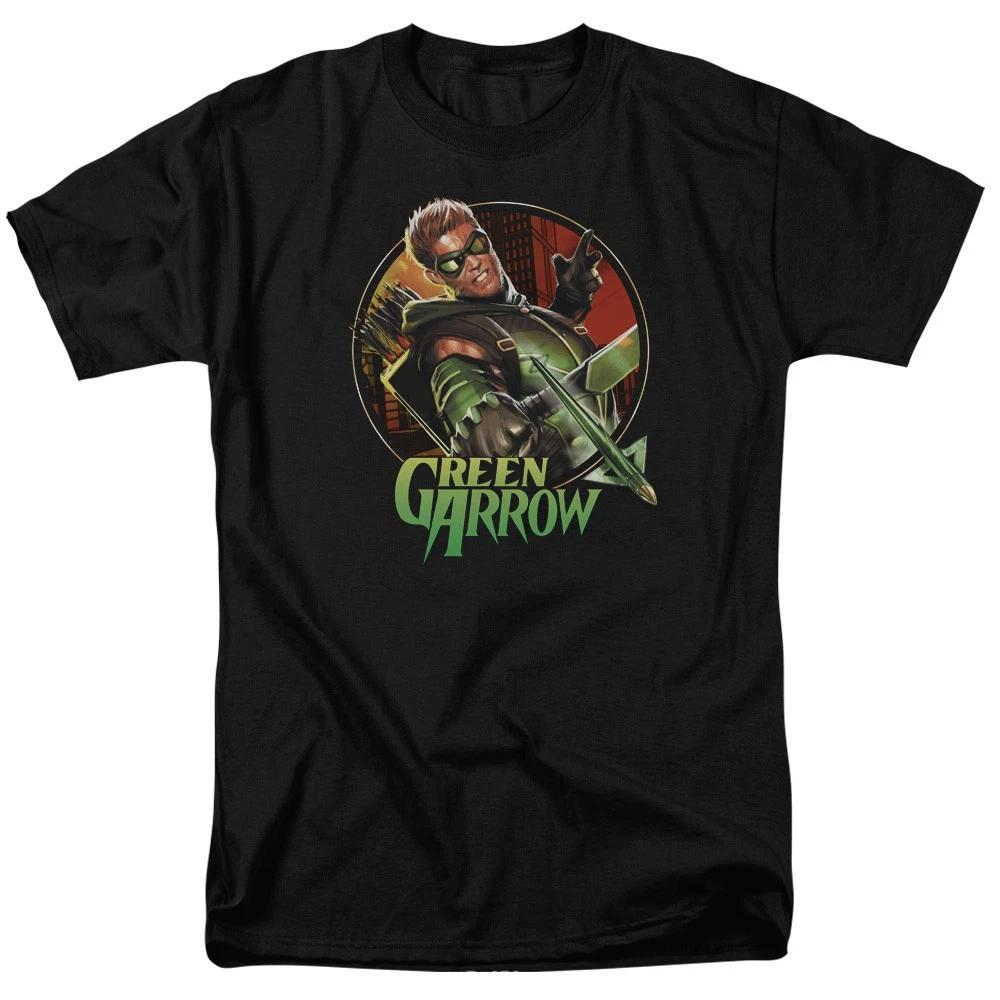 DC Comics - Justice League - Sunset Green Arrow - Adult T-Shirt M