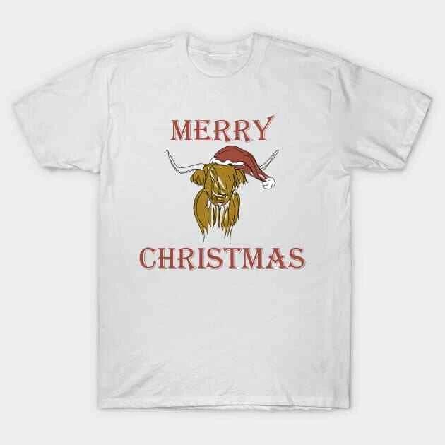 Christmas Cow Made in Australia T-Shirt 2XL