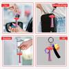 Angel Wing Keychain Caps for Lip Balm Replacement Cover Stylish Key Holder Practical Present for Women and Girls