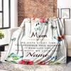 Mom We Hope Every Time You Snuggle This Blanket It Reminds You How Much We Love You Home Customize Your Name Blankets Comfortable Soft Lightweight