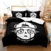RAY VOLPE Themed Duvet Cover + 2 Pillowcases Electronic Music Design Cozy Bedding for Home & Dorm