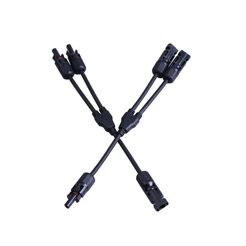 1/5/20/100Set PV Solar Connector  Photovoltaic Male Female Plug Waterproof 3 4 5 Way Y-Type 1 In 2/3/4 Out Solar Kits System