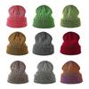 Fashion Striped Caps for Street Wear Dancing Thick Brimless Hat for Adult Teens Girls Boy Hiphop Hat for Winter Activity