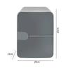6L Car Mini Fridge Beauty Cosmetics Mask Makeup Skincare Refrigerator Semiconductor USB Heated Cooling Dormitory Refrigerator